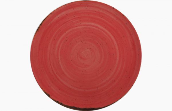 PRATO COUPE Ø32CM RUSTICO VERMELHO IN
